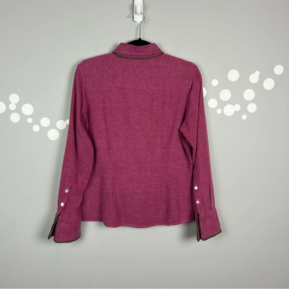 Alara Cotton Button-Up Top Size Medium - Picture 6 of 8
